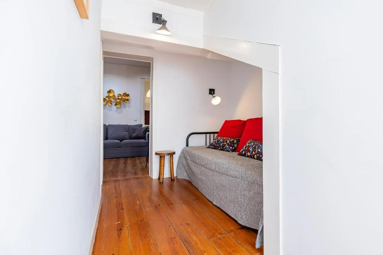 Alfama 2Bdr Duplex Apartment W/ Balcony By Lovelystay Lisbon 0*,  Portugal